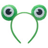 Ghgmao Cute Headband Frog Ears Headband Green Ears Plush Headbands Dress Up For Halloween Cosplay Frog Dark Green