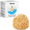 Naroa Natural Baby Bath Sponge In Gift Box Premium Soft Wool Sea Sponge For Babies Newborn Bath Time Essentials Sustainable And Plastic Free