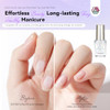 Saviland Clear Nail Polish Base Top Coat 2 In 1 Quick Dry Nail Polish Long Lasting Fingernail Toe Polish Color Protection Resists Smudging
