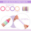 150 Pack Soft Seamless Hair Bands And Ponytail Holders Elastic No Damage Hair Accessories For Girls And Toddlers