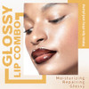 Hosaily Nourishing Lip Gloss And Brown Lip Liner Combo Set High Shine Lip Kit