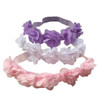 Jilukibo Baby Elastic Lace Bows Flower Headbands Stretch Gold Princess Floral Hair Band Headwear For Infant Girls Toddler Hair Accessories 3