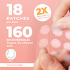 Patchrx Microdot Pimple Patches 18 Ct Hydrocolloid Microdart Acne Patch