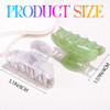 Cakure Acrylic Claw Clip Medium Hair Clips Marble Hair Claws Hair Accessories For Women Pack Of 2