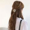 3 Pcs Pearl Hair Clips Small Hair Clips Pearl Hair Claw Clips Horsetail Clips Fashion Hair Accessories For Women And Girls Strong Hold