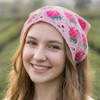 Hfzrzfh Crochet Head Scarf And Hair Bandana Set Cute Strawberry Headband And Mushroom Knitted Head Scarves For Women Boho Cottage Core