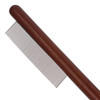 2 Pcs Macrame Combs Solid Wood Brush Stainless Steel Macrame Comb Metal Grooming Comb For Diy Craft Tassel Plush Toys