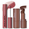 Hosaily Lip Liner Gloss Set Dark Brown Plumping Lip Liner Lip Pencil Moisturizing Lightweight Lip Gloss Lip Combo High Shine Glossy Lip Tint