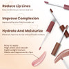 Hosaily Lip Liner Gloss Set Dark Brown Plumping Lip Liner Lip Pencil Moisturizing Lightweight Lip Gloss Lip Combo High Shine Glossy Lip Tint