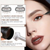 Geuufea Lower Eyelash Stamp And Eyeliner 2 In 1 Lower Lash Stamp Kit Waterproof Quick Eye Makeup Tool For Beginners Reusable Natural Lash