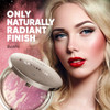 Sinart Baked Pro Blush. Brighten Lighting Highly Glow Marbleized. Lightweight Shimmery Satin Face Makeup. Cruelty Free Powder Blush.