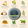 The Ilex Wood Natural Lemon Balm And Peppermint Lip Balm 3 Pack
