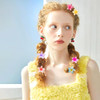 7Pcs Hawaiian Plumeria Flower Claw Clips 4Cm