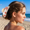 Bvga Sea Animal Hair Claw Clips Marine Life Starfish Seashell Pearl Crystal Claw Clips Cute Large Claw Hair Clips Beach Stylish Hair