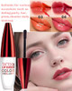 2 Pcs Red Nude Pink Peel Off Lip Stain Matte Peel Off Lip Gloss Long Lasting Lip Liner Stain Peel Off Lip Tint Waterproof Lip Liner Stain