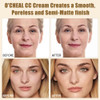 O Cheal Lightweight Cc Cream With Spf 50 Plus Color Correcting Foundation