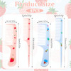 4 Pcs Girls Boys Hair Brush Kids Hairs Brushes Set Fashion Kids Hair Brushes Plastic Fine Tooth Rat Tail Combs For Girls Curly Straight Long