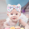 Oneninedream 6 Easter Baby Bows Rabbit Egg Bows For Girls Newborn Easter Bunny Ears Hairbands Elastic Nylon Bows Headbands Easter Hair