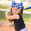 Oneninedream Baseball Baby Bow Headband High Stretchy Soft Nylon Headbands For Infant Girls Toddler Handmade Hairbands With Bows Baseball