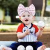 Oneninedream Baseball Baby Bow Headband High Stretchy Soft Nylon Headbands For Infant Girls Toddler Handmade Hairbands With Bows Baseball