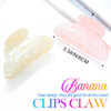 Cakure Claw Clips Acrylic Hair Clips For Women E Beige And Pink
