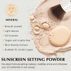 Ionsgako Mineral Powder Sunscreen Spf35 Setting Powder For Face Translucent