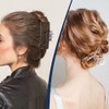 3 Pcs Clear Hair Clips For Women Non Slip Clear Claw Clips