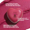 Oz Lab Soft Hearted Lip And Cheek Mousse Cherry Fondant 2 In 1 Vegan Cream Blush And Lip Tint Heart Shaped Packaging With Mini Brush 0.12