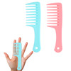 Mini Hair Comb Set 2 Pack Small Wide Tooth Detangling Brush For Women Portable Travel Detangling Comb Mini Care Combs Small Shower Combs For