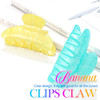 Banatra Acrylic Hair Claw Clips Medium Hair Claw Cute Clip Claws Non Slip Hair Accessories For Women And Girls 2 Pcs Dark Blue Plus Yellow