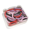 32Pcs Eyelash Curler Refills With A Square Case Colorful Eyelash Curler Pads Compatible With Universal Lash Curler Soft And Elastic To Curl