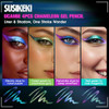 Susikeki 4Pcs Chameleon Metallic Eyeshadow And Eyeliner Gel Pencil Set Multichrome Shifting Colors Glitter Eye Makeup Waterproof Long