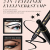 6Pcs Double Headed Liquid Eyeliner Stamp Pencil Winged Black Eyeliner Pen