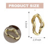 1Pcs Metal Gold Hair Claw Clips 4.3Inches Large Hair Clips For Thick Or Thin Hair Fashion Hair Accessories Strong Hold Hair Jaw Clips Hollow