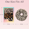 Jiris 5Pcs Leopard Satin Scrunchies For Women Softer Than Silk Scrunchies Fashion No Crease Hair Ties For Thin Thick Hair Soft Hair Bands No