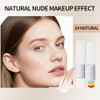 Color Changing Foundation Stick Lightweight And Long Lasting Full Coverage Foundation Stick Dual Ended With Ultra Fine Bristle Brush Create