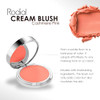 Rodial Cream Blush Velvet Peach Silky Blendable Cream Formula Hydrating And Buildable Blush For Natural Glow Dewy Or Matte Finish Suitable