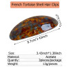 3 Pcs Acetate Hair Barrette Large Vintage Hair Barrette For Women Prestige French Tortoise Shell Hair Clips Vintage Snap Hair Clips