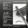 2Pcs Iron Wand Tubing Mascara Magnetic Mascara 3D Metal Brush Waterproof Quick Dry Formula Liquid Lash Extensions Effect Long Lasting Volume