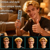 Texture Comb For Volumizing And Styling Wide Tooth Comb For Curly Hair Men And Women Anti Frizz Root Lifting Styling Tool Deep Gray