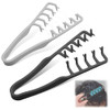 2 Pcs Texture Comb Voluminous Wide Toothed Hair Comb Apparatus Maximum Lift Roots Volume Tool Barber Wide Fine Toothed Dual Purpose Set Abs
