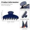 Maorulu Cute Claw Clip For Women 4.3 Large Acetate Hair Clips For Thick Thin Curly Long Hair Durable Hair Clamps Non Slip Jaw Clip Strong