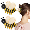 2 Pcs Honeybee Hair Claw Clip Bee Hair Clip Fun Animal Hair Clips For Women Funny Animals Bee Hair Accessories Barrettes For Thick And Thin