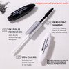 Black And White Waterproof Mascara 1 Mascara With 2 Colors Long Lasting No Smudge Volume And Length