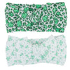 St.Patrick S Day Baby Girls Headband Toddler Infant Green Shamrock Turban