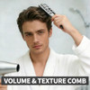 2 Pcs Texture Comb Volumizing Hair Styling Tool For Men And Women Wide Tooth Texturizing Comb For Fluffy And Layered Hairstyles Root Lift