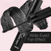 Miss2M Forever 2X Volume Plus Length Washable Mascara With Wide Eyed Fan Effect And Hourglass Mascara Brush For Bold Big Lashes 0.34 Fl Oz