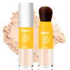 Mineral Powder Sunscreen For Face And Scalp Spf 35 Brush On Sunscreen Setting Powder Oil Control Lasting Lightweight Hair Face Powder Travel