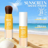 Mineral Powder Sunscreen For Face And Scalp Spf 35 Brush On Sunscreen Setting Powder Oil Control Lasting Lightweight Hair Face Powder Travel