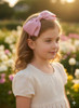 Classexceed Dusty Pink Bow Headband For Girls 4 12 Pink Headband With Bow For School Uniform And Back To School Handmade Grosgrain Ribbon